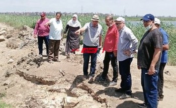 رئيس مياه دمياط يتفقد أعمال الاحلال والتجديد في محطة الصرف الصحي بالعنانية