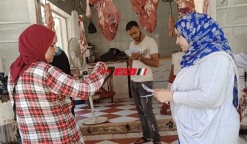 حملات توعية موسعة تجوب شوارع دمياط للتوعيه بعدم القاء مخلفات ذبح الأضاحي
