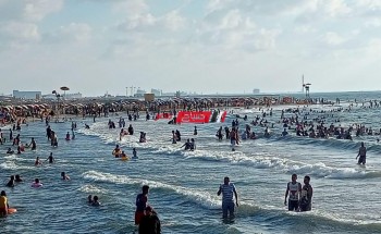 انقاذ 59 شخص من الغرق واعادة 117 طفل تاءه في رأس البر خلال رابع ايام عيد الاضحي 2022