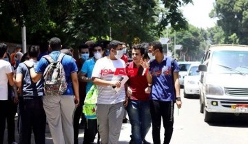 تباين آراء طلاب الثانوية العامة بعد انتهاء امتحان الجبر والهندسة في الإسكندرية