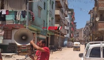 شن حملة مكبرة للتصدي للإشغالات ومكبرات الصوت بقرية سيف الدين في دمياط