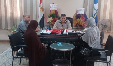 لجنة تفتيشية تتابع سير العمل في الوحدة الصحية بقرية ام الرضا بدمياط