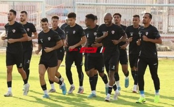 رفع المعدل البدني للاعبي الزمالك في مران اليوم