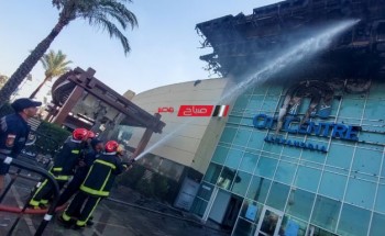 السيطرة علي حريق كارفور والدفع بـ 15 سيارة اطفاء حريق في الإسكندرية