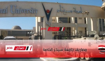 مصاريف جامعة سيناء الخاصة 2022 جميع الكليات علمي وأدبي