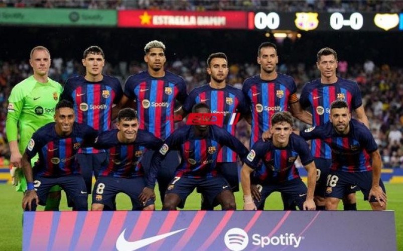 تشكيل برشلونة الرسمي أمام بلد الوليد في الدوري الإسباني