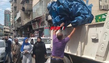 حملة اشغالات مكبرة ومتابعه فتح وغلق المنشآت والمحال التجارية في دمياط