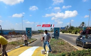 صيانة وترميم البوابة الشرقية لمدينة رأس البر بدمياط