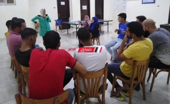 جلسة تفاعلية عن صحة المراهقين بمركز شباب أولاد حمام في دمياط