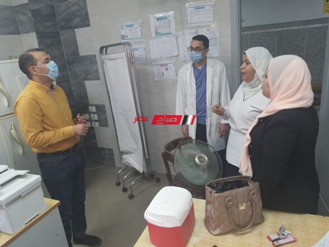 وكيل وزارة الصحة بدمياط يتفقد مركز صحة الأسرة أول والمستشفى العام
