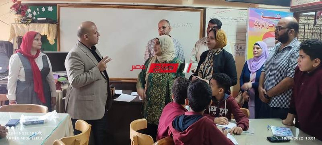 “عبد الرؤوف” يواصل تفقد سير العملية التعليمية بمدارس دمياط