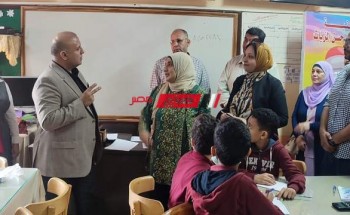 “عبد الرؤوف” يواصل تفقد سير العملية التعليمية بمدارس دمياط
