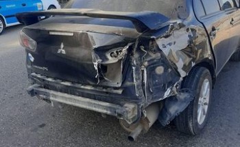 اصابه شخص جراء حادث تصادم سيارة ملاكي بدمياط الجديدة