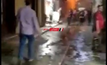 اخماد حريق محدود اسفل منزل بشارع السقا في دمياط دون خسائر بشرية .. فيديو
