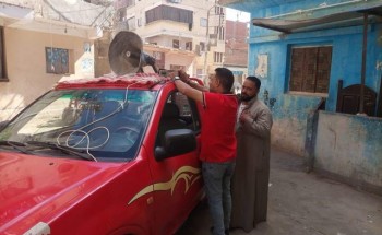 حملة مكبرة للتصدي لمكبرات الصوت المسببة لإزعاج المواطنين في شرمساح بدمياط