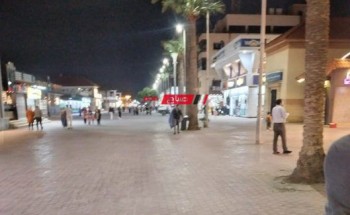 حملة مكبرة لازالة اشغالات شارع النيل في رأس البر بدمياط