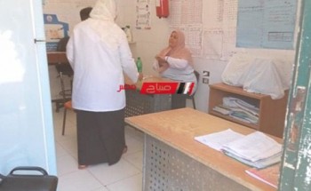 حملة من محلية كفر البطيخ بدمياط تتابع مستوى النظافة داخل الوحدة الصحية بقرية الركابية