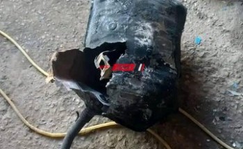 بالصور اصابة شاب في انفجار خزان وقود “تانك”سيارة بدمياط