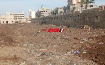 رفع 10 طن قمامة في حملة نظافة مكبرة بمنطقة المزرعة في دمياط