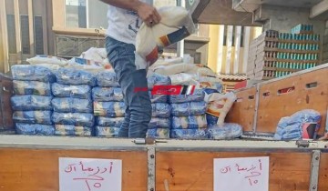 ضخ كمية 25 طن أرز بالميادين والمحلات في دمياط لعودة إستقرار الأسواق