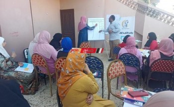 3 دورات تدريبية للسيدات في قرى التوفيقية والعباسية بدمياط ضمن برنامج المجلس القومي للمرأة