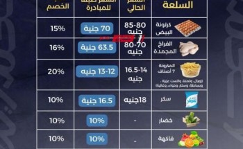 تعرف علي السلاسل التجارية المتاح بها السلع الغذائية المخفضة بمبادرة في حب الإسكندرية