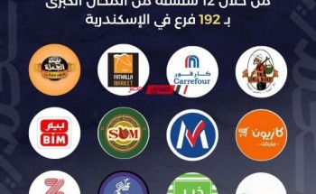 أسعار السلع الغذائية بمبادرة في “حب الإسكندرية” بالمحلات التجارية الكبري