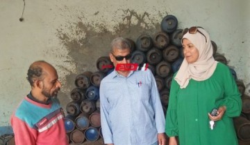 حملة مكبرة للمرور على مستودعات الغاز في مركز كفر البطيخ بدمياط