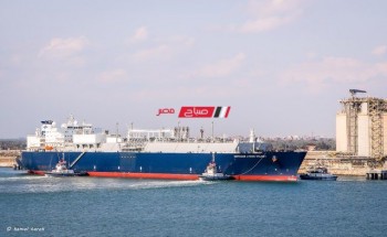 ميناء دمياط: تصدير شحنة غاز مسال تزن 65 ألف طن عبر الناقلة HOEGH GIANT