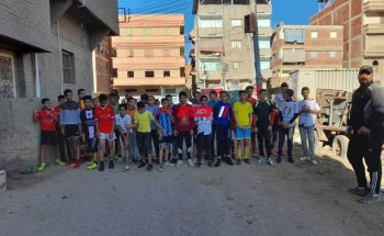 يوم رياضى في كرة القدم وماراثون للجرى بـ 5 مراكز للشباب في دمياط