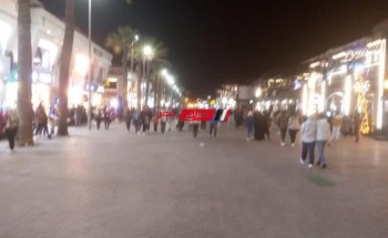 حملة مكبرة للتصدي لاشغالات شارع النيل في رأس البر بدمياط