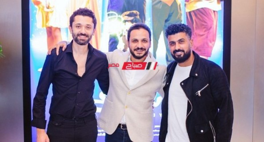 كريم محمود عبدالعزيز وبيتر ميمي يحتفلان بالعرض الخاص لفيلم شلبي في دبي