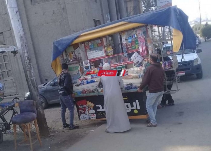 حملة مكبرة لإزالة الاشغالات في قرية  الخياطة بدمياط