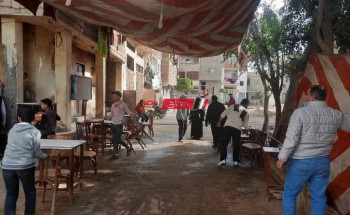 حملة مكبرة لإزالة الإشغالات والإعلانات المخالفه في شرباص بدمياط