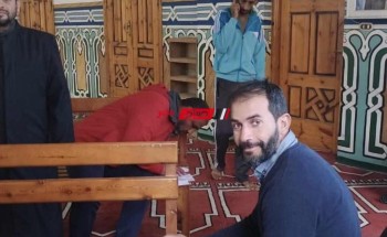 أوقاف دمياط تعقد لجنة لإمتحانات محو الأمية داخل المسجد