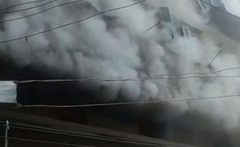 اخماد حريق هائل نشب في منزل سكني بدمياط دون خسائر بشرية