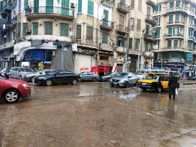 أمطار غزيرة ورياح نشطة علي الإسكندرية اليوم.. ذروة الطقس الغير مستقر
