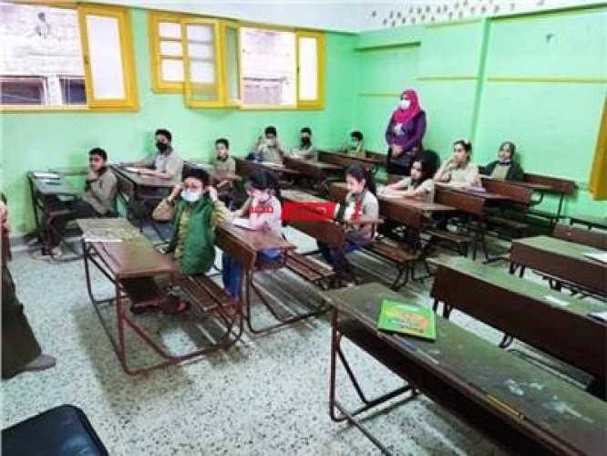 جدول امتحانات الملاحق للصف الخامس الابتدائي المعدل محافظة بورسعيد