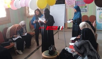قومي المراة بدمياط ينظم دورة تدريبية عن التثقيف المالى لسيدات قرية ميت ابو غالب