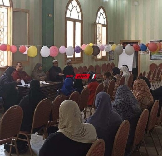 ندوة عن زواج القاصرات بالتنسيق مع مديرية الاوقاف بدمياط في مسجد الجميل