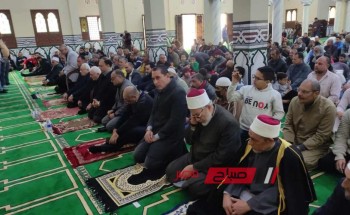 رئيس مدينة فارسكور يشهد إفتتاح مسجد النصر نائبًا عن محافظ دمياط