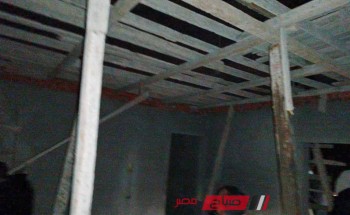 إيقاف أعمال بناء مخالفه في كفر سعد بدمياط والتحفظ علي مواد البناء المستخدمة