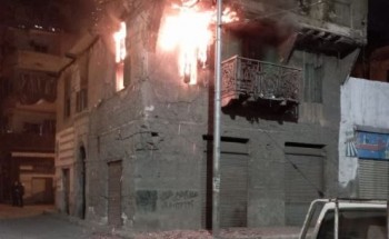 الحماية المدنية تسيطر علي حريق شقة بمنطقة اللبان في الإسكندرية