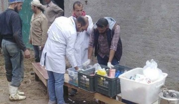 انطلاق فعاليات القافله المجانيه الخيريه للطب البيطري لأهالي دمياط