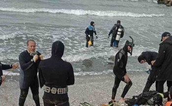 ‏استمرار البحث عن جثة صياد غرق في مياه البحر قبالة دمياط الجديدة اثر الطقس السيئ