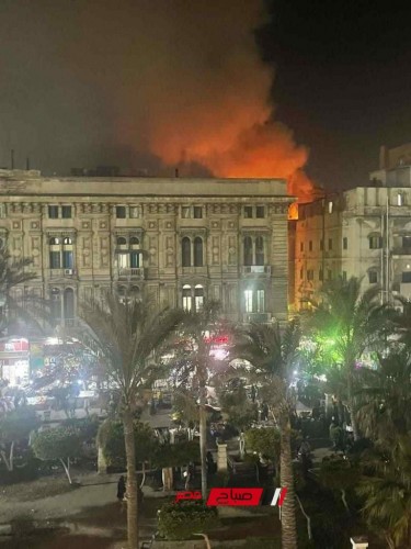 تفاصيل اشتعال النيران بشقة سكنية في المنشية بمحافظة الإسكندرية
