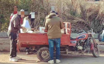 بالصور حملة اطعام مجاني في قرية السنانية بدمياط