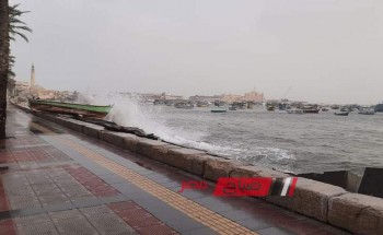 استمرار رفع درجة الاستعداد بمحافظة الإسكندرية بسبب الأمطار الغزيرة والرياح النشطة