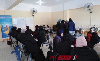تمكين الشاب المجتمعي للوافدات السوريات بمركز شباب مدينة دمياط الجديده