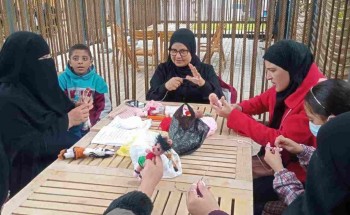 المجلس القومي للمرأة بدمياط ينظم ورشة عمل شخصيات رمضان بفن الايموجرامي